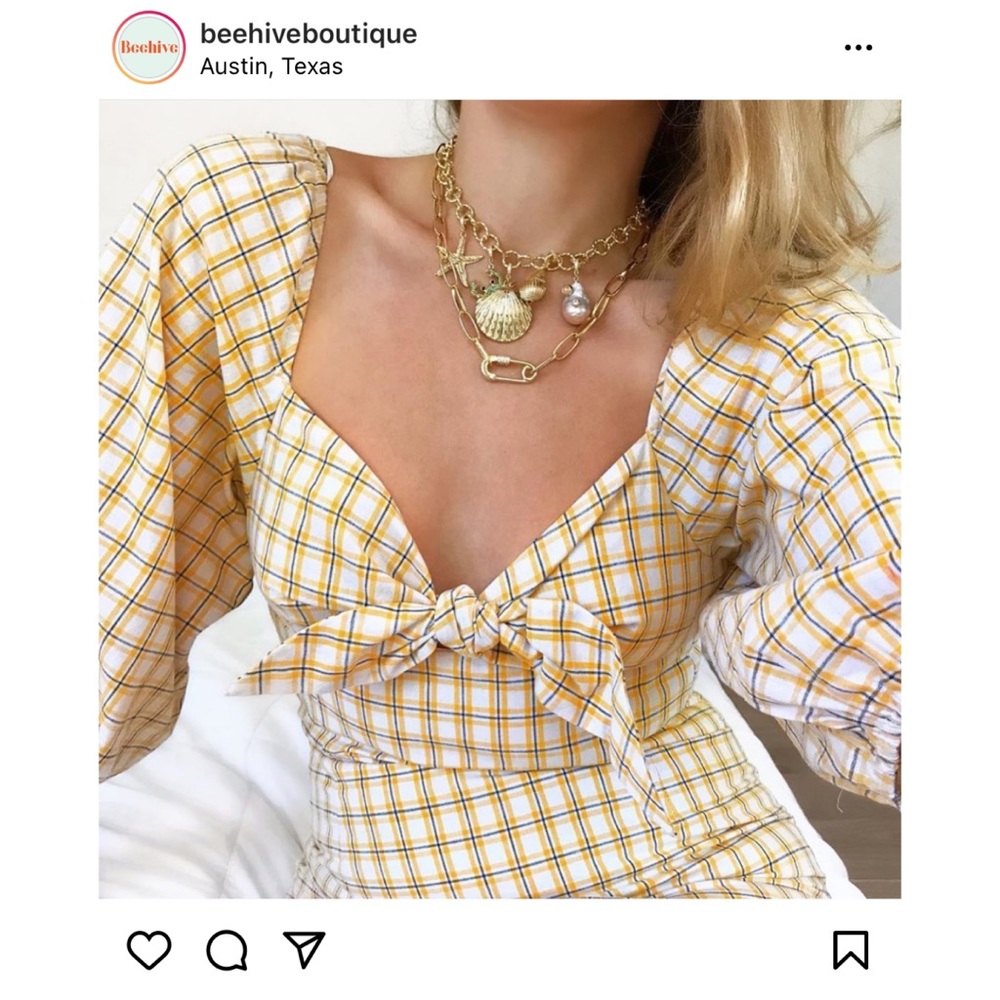 Boutique plaid dress